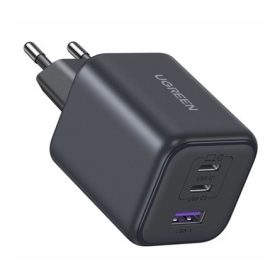   UGREEN X527 hálózati töltő USB+2 Type-C aljzat 45W, gyorstöltő, SÖTÉTSZÜRKE