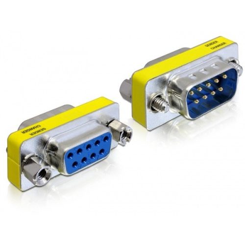 Delock Adapter - 65249 (Sub-D9 pin male / female)