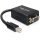 Delock ADA Delock 65256 mini Displayport > VGA 15 pin anya adapter - Fekete
