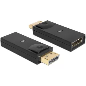   Delock Átalakító - 65258 (Displayport 1.1 -> HDMI, apa/anya, FullHD, fekete)