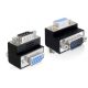 Delock ADA Delock 65266 Sub-D 9 pin apa > anya 90°-ban elforgatott adapter