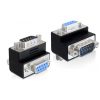 Delock ADA Delock 65266 Sub-D 9 pin apa > anya 90°-ban elforgatott adapter