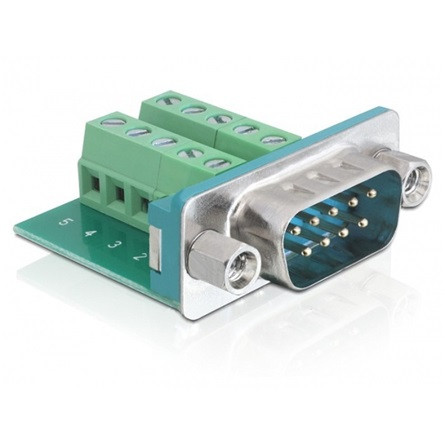 Delock ADA Delock 65269 Sub-D 9 pin apa > terminál blokk 10 pin