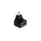 Delock ADA Delock 65270 High Speed HDMI micro D apa - A anya elforgatott adapter