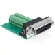 Delock ADA Delock 65274 Sub-D 15 pin Gameport anya > terminál blokk 16 pin