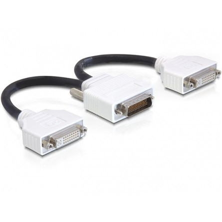Delock ADA Delock 65281 DMS-59 apa > 2 x DVI 24+5pin anya - 20 cm