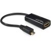 Delock Adapter - 65314 (MHL apa - HDMI anya, MicoUSB anya 5V adapterhez, Fekete)