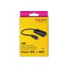 Delock Adapter - 65314 (MHL apa - HDMI anya, MicoUSB anya 5V adapterhez, Fekete)