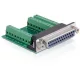 Delock ADA Delock 65317 Sub-D 25 pin anya > Terminal Block 27 pin adapter