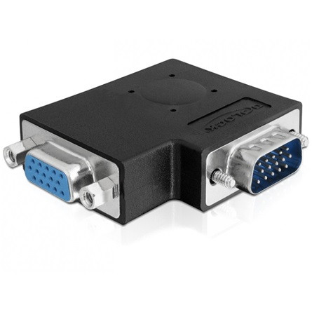 Delock ADA Delock 65345 VGA apa / anya 90° oldalra elforgatott adapter