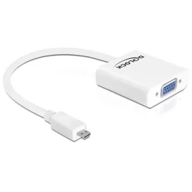   Delock Átalakító - 65347 (HDMI-micro D -> VGA, apa/anya, FullHD, fehér)