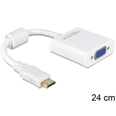 Delock KAB Delock 65348 apa > VGA anya HDMI-mini C adapter