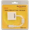 Delock KAB Delock 65348 apa > VGA anya HDMI-mini C adapter