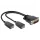 Delock ADA Delock 65354 DMS-59 apa > 2 x DP anya adapter - 0,25m