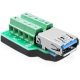Delock ADA Delock 65370 USB 3.0-A anya > Terminal Block 10pin adapter
