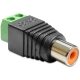 Delock ADA Delock 65418 RCA anya > Terminál blokk 2 érintkezővel adapter