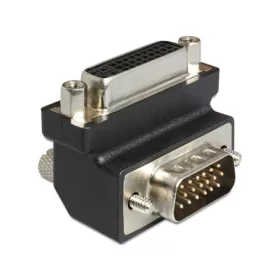   Delock ADA Delock 65425 DVI 24+5 pin anya > VGA 15 pin apa 90° forgatott adapter