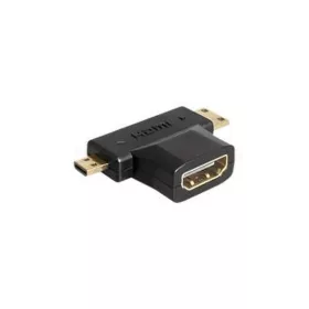   Delock Átalakító - 65446 (HDMI-A -> HDMI-C + HDMI-D, anya/apa/apa)