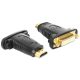 Delock ADA Delock 65467 HDMI apa > DVI 24+5pin anya adapter