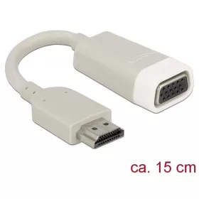   Delock Átalakító - 65469 (HDMI-A -> VGA, apa/anya, FullHD, szürke)