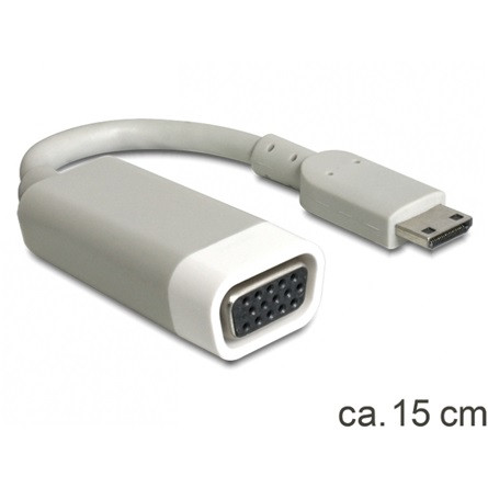 Delock ADA Delock 65471 HDMI-mini C apa > VGA anya adapter