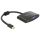 Delock ADA Delock 65553 mini Displayport-dugós csatlakozó > HDMI / VGA-csatlakozóhüvely