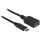 Delock ADA Delock 65634 USB3.1 Type-C apa > USB3.1 Type-A anya USB adapter kábel - 0,15m