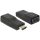 Delock ADA Delock 65655 HDMI dugós csatl. > VGA csalt. hüvely adapter - Fekete