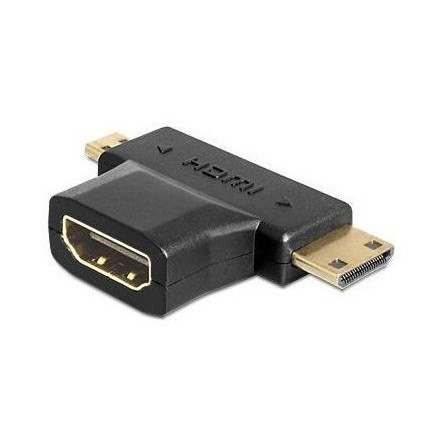 Delock ADA Delock 65666 High Speed HDMI-A Ethernet anya > miniC-microD apa 4K adapter