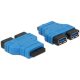 Delock ADA Delock 65670 USB3.0 pin header anya > 2x USB3.0 Type-A anya parallel adapter