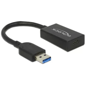   Delock ADA Delock 65698 Átalakító USB 3.1 Gen 2 A-típusú csatlakozódugó > USB Type-C™ típusú csatlakozóhüvely, aktív