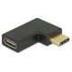 Delock ADA Delock 65915 USB-C 10Gbps USB 3.1 csatlakozó > csatlakozó ívelt bal / jobb