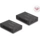 Delock HDMI-hosszabbító készlet Cat.6-os kábelen keresztül 4K 60 Hz 50 m