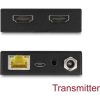 Delock HDMI-hosszabbító készlet Cat.6-os kábelen keresztül 4K 60 Hz 50 m