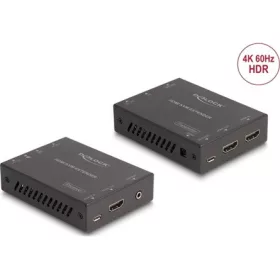   Delock HDMI KVM hosszabbító készlet Cat.6 kábelen keresztül 4K 60 Hz 70 m