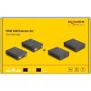 Delock HDMI KVM hosszabbító készlet Cat.6 kábelen keresztül 4K 60 Hz 70 m