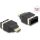 Delock HDMI 2.0 -> HDMI-E M/F adapter fekete