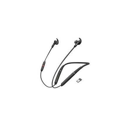 Jabra Evolve 65e MS (Microsoft Teams) Stereo vízálló fülhallgató headset fekete