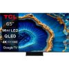 TCL 65C805 QLED 1300 nits, Mega contr., GoogleTV, DLNA, TXT, 4 HDMI, 1 USB, RJ-45, EEI class: