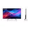 SHARP 65GR8265E 65"/164cm 4K UHD QLED Google TV Harman/Kardon hangszórókkal, 144 Hz, 3840x2160, 4xHDMI/2xUSB