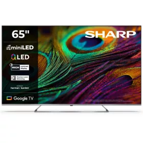   SHARP 65JP7265E 65"/164cm 4K Ultra HD QLED MiniLED Google TV Harman/Kardon hangszórókkal, 3840x2160, 4xHDMI/2xUSB