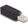 Delock RJ45 CAT5e UTP -> Terminal block 8pin M/F adapter fekete