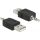 Delock USB-A 2.0 -> Jack stereo 3,5mm (3pin) M/M adapter fekete iPod