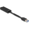 Delock Asix AX88179A Slim 1Gb/s USB3.0 A RJ45 hálózati adapter