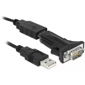   Delock USB-A 2.0 -> Serial RS-422/485 M/M adatkábel 0.8m fekete