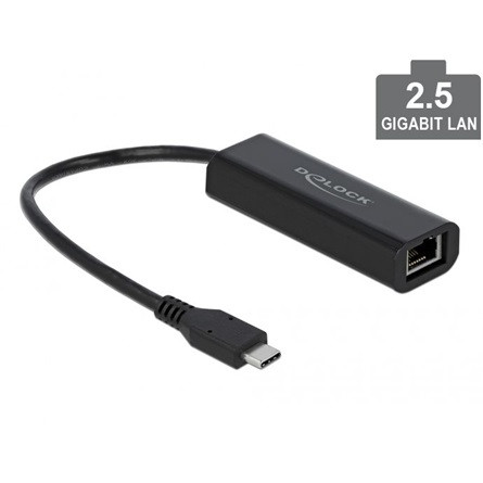 Delock 2,5Gb/s USB-C hálózati adapter