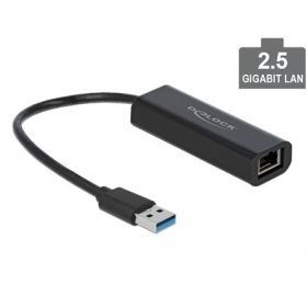   Delock Realtek RTL8156 2,5Gb/s USB 3.2 Gen1 A RJ45 hálózati adapter