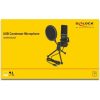 Delock Condenser Microphone Set mikrofon fekete