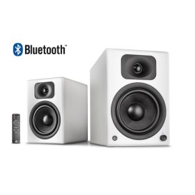   WaveMaster Hangszóró 2.0 - TWO PRO White (110W RMS, Bluetooth, 3,5mm jack, RCA, Toslink, USB-Audio, Távírányító, Fehér)
