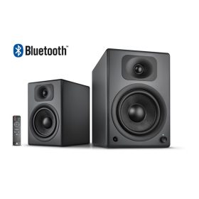   WaveMaster Hangszóró 2.0 - TWO PRO Gray (110W RMS, Bluetooth, 3,5mm jack, RCA, Toslink, USB-Audio, Távírányító, Szürke)